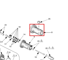 Load image into Gallery viewer, Graco 15D261 Housing, Fluid - highlighted in parts diagram