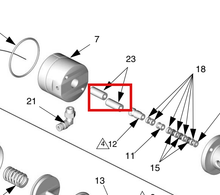 Load image into Gallery viewer, Graco 15D455 Spacer - highlighted in parts diagram