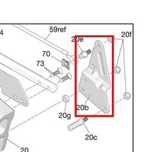 Load image into Gallery viewer, Graco 15F214 Actuator Lever - item 20B highlighted in the Graco 3A9031EN-G parts diagram