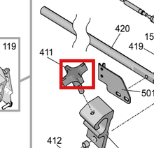 Load image into Gallery viewer, Graco 15F750 Gun Holder and Arm Knob