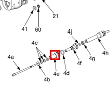 Load image into Gallery viewer, Graco 15F993 Nut, Packing - highlighted in parts diagram