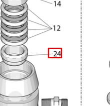 Load image into Gallery viewer, Graco 15G658 Gland, Packing, Male - highlighted in parts diagram