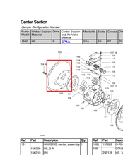 Load image into Gallery viewer, Graco 15G668 Cover, Air, 1590, Sanitary, Machined - highlighted in parts diagram