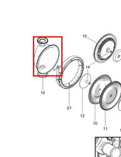 Load image into Gallery viewer, Graco 15G668 Cover, Air, 1590, Sanitary, Machined - highlighted in parts diagram