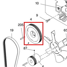 Load image into Gallery viewer, Graco 15G812 Pulley, Pump - item 4 highlighted in the Graco 332158EN-J parts diagram