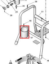 Load image into Gallery viewer, Graco 15G838 Cup, Replacement, ProX21 Stand - highlighted in parts diagram