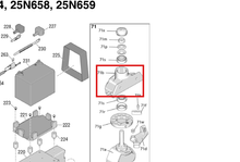 Load image into Gallery viewer, Graco 15G952 Caster - highlighted in parts diagram