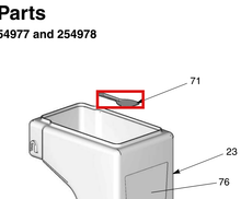 Load image into Gallery viewer, Graco 15H912 Deflector, Hopper - highlighted in parts diagram
