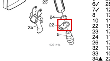 Load image into Gallery viewer, Graco 15J706 Trigger Guard Retainer - highlighted in parts diagram