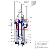 Load image into Gallery viewer, Graco 15J780 Housing, Outlet,pump - highlighted in parts diagram