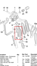 Load image into Gallery viewer, Graco 15K282 Contractor Gun Handle - highlighted in parts diagram
