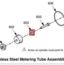 Load image into Gallery viewer, Graco 15M089 Spacer,ss - highlighted in parts diagram