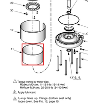Load image into Gallery viewer, Graco 15M211 Cylinder, Piston, 3.5 - highlighted in parts diagram