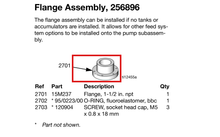 Load image into Gallery viewer, Graco 15M237 Flange 1-1/2" Npt - highlighted in parts diagram