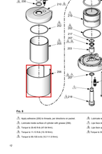 Load image into Gallery viewer, Graco 15M302 Cover, Warning, Bolt, 2.5 Motor - highlighted in parts diagram