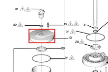 Load image into Gallery viewer, Graco 15M398 Cover, Mtr,top 7.5 - highlighted in parts diagram
