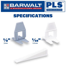 Load image into Gallery viewer, Marshalltown 15PLS1000 Pls 1/16” Spacer Base 1000pc Bulk Box