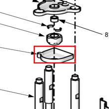 Load image into Gallery viewer, Graco 15T461 SHIELD, DRIP 2-1/2 AIR MOTOR - item 12 highlighted in the Graco 312794EN-M parts diagram