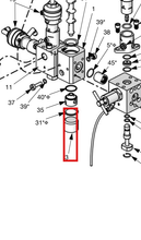 Load image into Gallery viewer, Graco 15T592 Plug, Integrator Manifold - highlighted in parts diagram