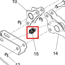 Load image into Gallery viewer, Graco 15V264 Spring Extension - item 15 highlighted in the Graco 3A3394EN parts diagram