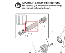 Load image into Gallery viewer, Graco 15V865 Spacer, Packing - highlighted in parts diagram