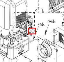 Load image into Gallery viewer, Graco 15Y935 Tube,heat Exchanger,outlet - highlighted in parts diagram