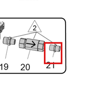 Load image into Gallery viewer, Graco 160023 HOSE, COUPLED - item 21 highlighted in the Graco 334645EN parts diagram