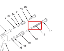 Load image into Gallery viewer, Graco 160230 Spring, Compression - highlighted in parts diagram