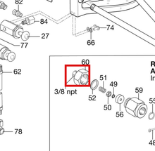 Load image into Gallery viewer, Graco 160404 Adapter, Valve Air - highlighted in parts diagram