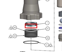 Load image into Gallery viewer, Binks 160519 SPRING -- Ref 1, FX420XX-XXX Fluid Section Manual 77-3281 EN [ English ]
