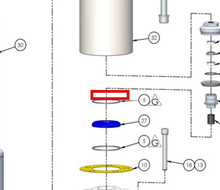 Load image into Gallery viewer, Binks 162714 Ø59.99 x 2.62 O-RING VITON -- Ref 5, FX860XX-XXX Fluid Section Manual 77-3283 EN [ English ]