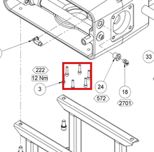 Load image into Gallery viewer, Binks 163921 M6 x 25 CAP HD SCREW -- Ref 3, BINKS - Smart Pump E2-15 AFP - Instruction Manual - 77-3227 [ English ]