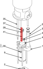Load image into Gallery viewer, Graco 164444 Rod, Conn, Pump - highlighted in parts diagram