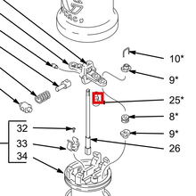 Load image into Gallery viewer, Graco 164704 Nut Cap Cylinder - highlighted in parts diagram
