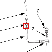Load image into Gallery viewer, Graco 164856 Reducing Nipple Fitting - item 18 highlighted in the Graco 332245EN-H parts diagram