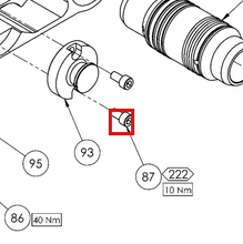 Load image into Gallery viewer, Binks 165542 M6 x 12 CAPHEAD SCREW -- Ref 87, BINKS - Smart Pump E2-15 AFP - Instruction Manual - 77-3227 [ English ]