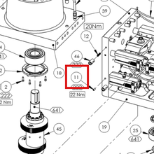 Load image into Gallery viewer, Binks 165660 M8 x 16 GRUB SCREW -- Ref 11, BINKS - Smart Pumps E4-60 - Service Manual - 77-3229 [ English ]