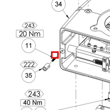 Load image into Gallery viewer, Binks 165663 M8 x 30 GRUB SCREW -- Ref 11, Smart Pump E2-30/40 - Service Manual - 77-3215 [ English ]