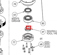 Load image into Gallery viewer, Binks 165974 M25 BEARING LOCKNUT -- Ref 69, BINKS - Smart Pump E2-15 AFP - Instruction Manual - 77-3227 [ English ]
