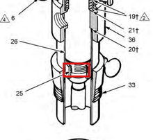 Load image into Gallery viewer, Graco 166033 Nut, Coupling - highlighted in parts diagram