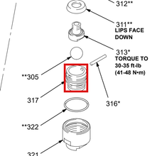 Load image into Gallery viewer, Graco 166609 Housing, Valve Intake - highlighted in parts diagram