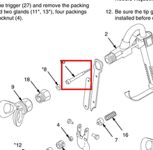 Load image into Gallery viewer, Graco 166814 Needle, Valve - highlighted in parts diagram