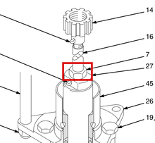 Load image into Gallery viewer, Graco 167475 Rod, Displacement - highlighted in parts diagram