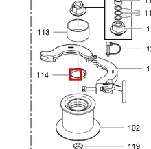 Load image into Gallery viewer, Graco 167481 Seat, Valve, Pump - highlighted in parts diagram