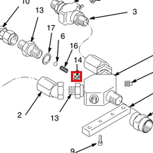 Load image into Gallery viewer, Graco 167762 Guide, Spring - highlighted in parts diagram