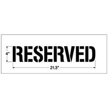 Load image into Gallery viewer, NewStripe RESERVED Stencil