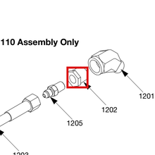 Load image into Gallery viewer, Graco 16A361 Fitting,reducer,#5x#8(jic),sst - highlighted in parts diagram
