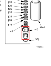 Load image into Gallery viewer, Graco 16A464 Fitting, Packing Cartridge - highlighted in parts diagram