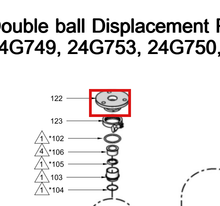 Load image into Gallery viewer, Graco 16A945 Plate, Tie Rod - highlighted in parts diagram