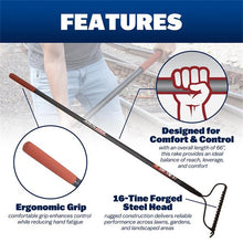 Load image into Gallery viewer, Marshalltown 16BRS 16-Tine Bow Rake Standard - Fiberglass